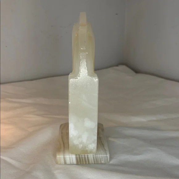 Vintage Onyx Horse Head Bookend/Carved Onyx/Office/Home Decor - Picture 4 of 5